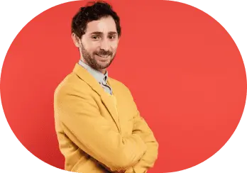 Smiling woman in yellow